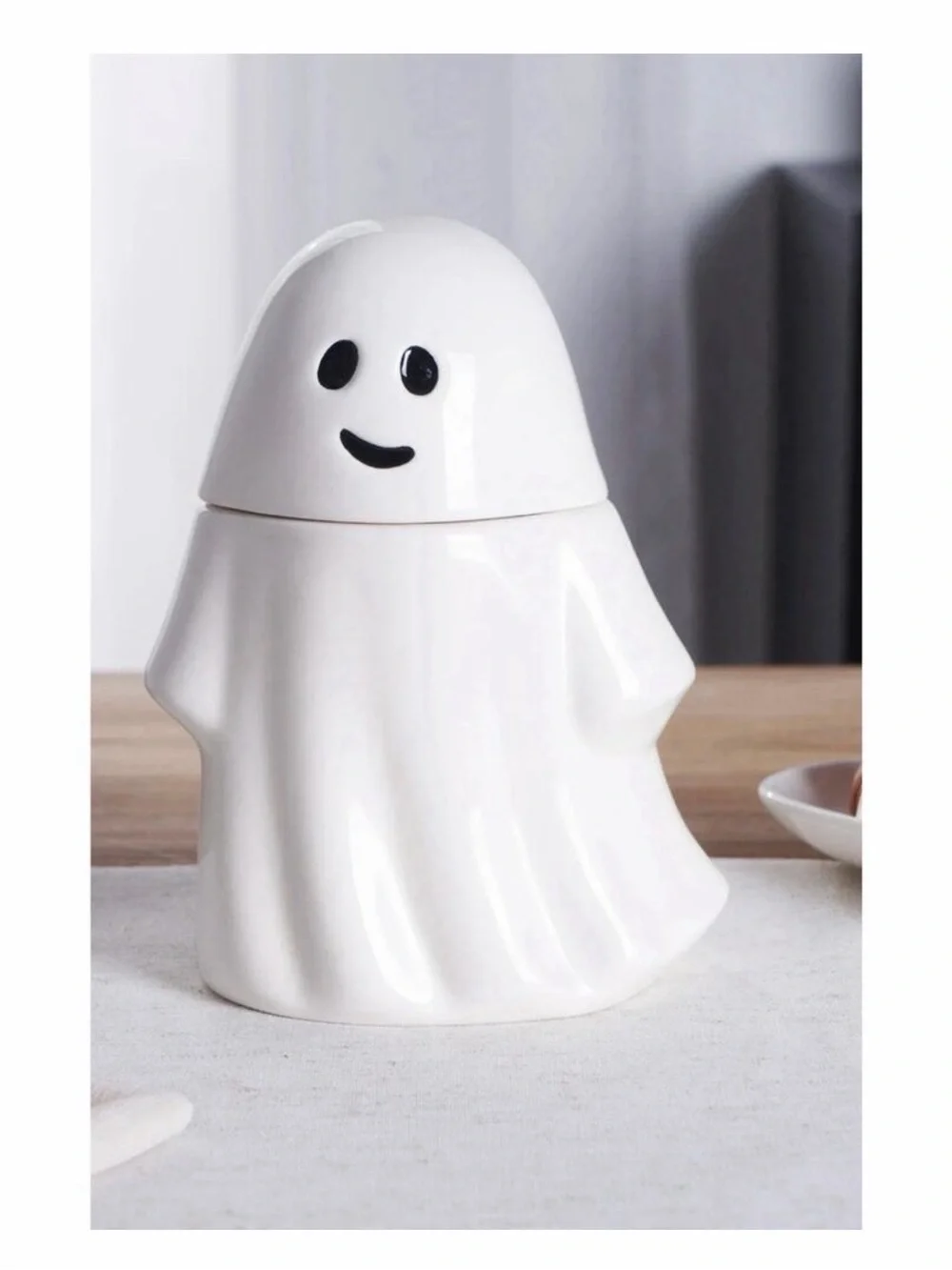 White Ghost Ceramic Soap Dispenser - Home Bath